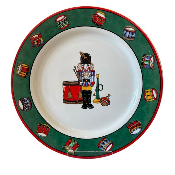 4 VTG Holiday Spirit Nutcracker Salad Plates Intl Tableworks Bob Timberlake - Picture 14 of 15
